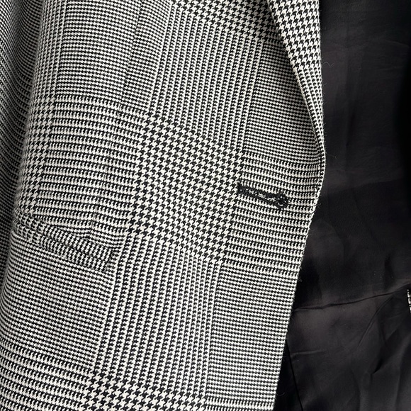 Zara women houndstooth blazer size small - Picture 3 of 8